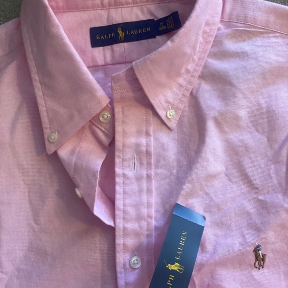 Polo Ralph Lauren Pink Classic Fit Twill Shirt new - Picture 2 of 14